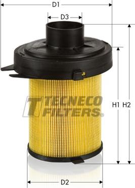 Tecneco Filters AR854 - Повітряний фільтр autocars.com.ua