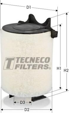 Tecneco Filters AR9800-S - Фільтр повітряний Audi A3 -Seat Altea 04-. Leon 04-12 -Skoda Octavia 04-13 -VW Caddy 04-15. Golf V. VI. Jetta IV. Passat B7 autocars.com.ua