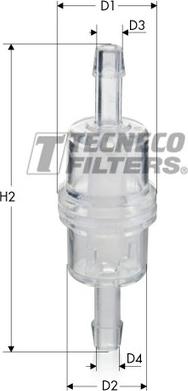 Tecneco Filters BN21 - Паливний фільтр autocars.com.ua