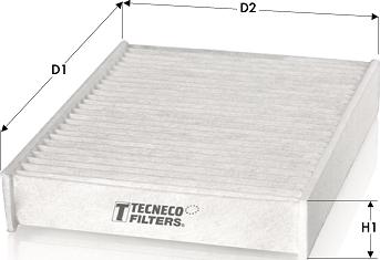 Tecneco Filters CK1255 - Фільтр, повітря у внутрішній простір autocars.com.ua