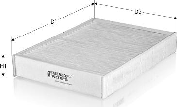 Tecneco Filters CK1261 - Фільтр, повітря у внутрішній простір autocars.com.ua