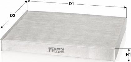 Tecneco Filters CK21009 - Фільтр, повітря у внутрішній простір autocars.com.ua