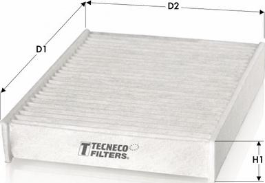 Tecneco Filters CK27009 - Фильтр воздуха в салоне avtokuzovplus.com.ua