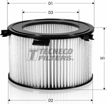 Tecneco Filters CK9579 - Фільтр, повітря у внутрішній простір autocars.com.ua