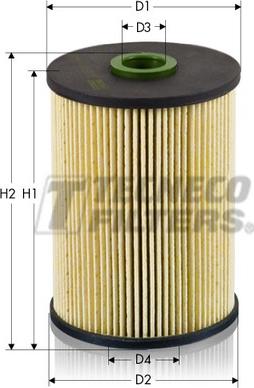 Tecneco Filters GS0936/1-E - Паливний фільтр autocars.com.ua