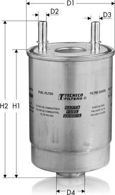 Tecneco Filters GS10669 - Фільтр паливний Renault Megane 1.5-1.9-2.0 DCI 08- autocars.com.ua