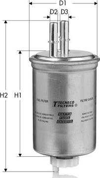 Tecneco Filters GS226 - Фільтр паливний autocars.com.ua