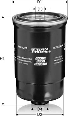 Tecneco Filters GS1199 - Паливний фільтр autocars.com.ua