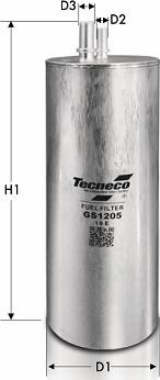Tecneco Filters GS1205 - Паливний фільтр autocars.com.ua