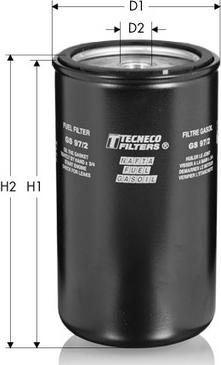 Tecneco Filters GS97/2 - Топливный фильтр avtokuzovplus.com.ua