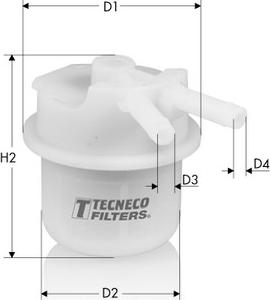 Tecneco Filters IN4191 - Паливний фільтр autocars.com.ua