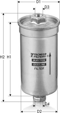 Tecneco Filters IN28 - Паливний фільтр autocars.com.ua