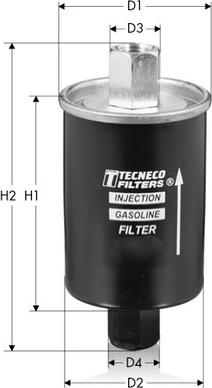 Tecneco Filters IN60 - Паливний фільтр autocars.com.ua