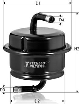 Tecneco Filters IN61 - Паливний фільтр autocars.com.ua