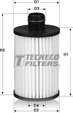 Tecneco Filters OL011299-E - Масляний фільтр autocars.com.ua