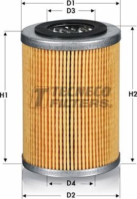 Tecneco Filters OL0202-E - Масляний фільтр autocars.com.ua