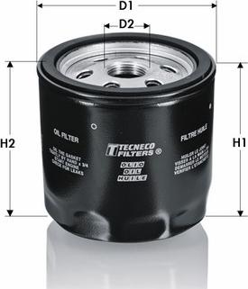 Tecneco Filters OL500 - Фільтр масла Isuzu Campo 2.5D.Trooper 2.8TD autocars.com.ua