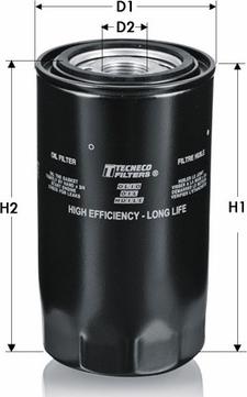 Tecneco Filters OL4550-HP - Гідрофільтри, автоматична коробка передач autocars.com.ua