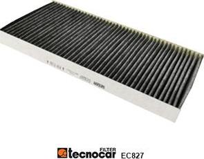 Tecnocar EC827 - Фільтр, повітря у внутрішній простір autocars.com.ua