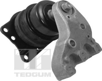 Tedgum 00729417 - Подушка, підвіска двигуна autocars.com.ua
