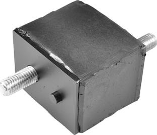 Tedgum 00743930 - Подушка, підвіска двигуна autocars.com.ua