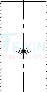 Teikin LFX-43612.STD - Гільза циліндра autocars.com.ua