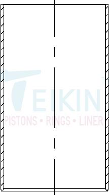 Teikin LSX-43229.STD - Гільза циліндра autocars.com.ua
