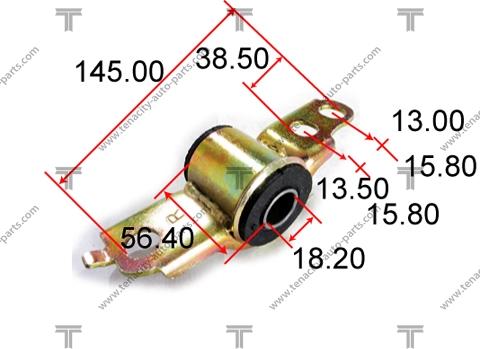 Tenacity AAMMA1004 - Сайлентблок, рычаг подвески колеса avtokuzovplus.com.ua