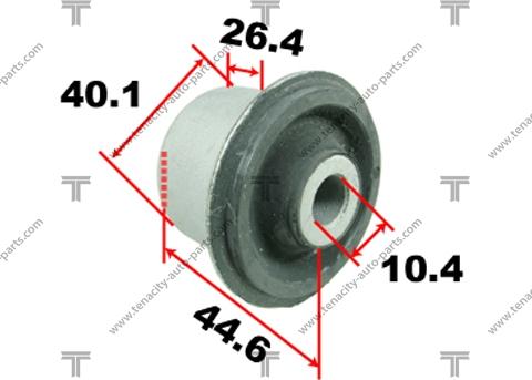 Tenacity AAMMA1017 - Сайлентблок, рычаг подвески колеса avtokuzovplus.com.ua