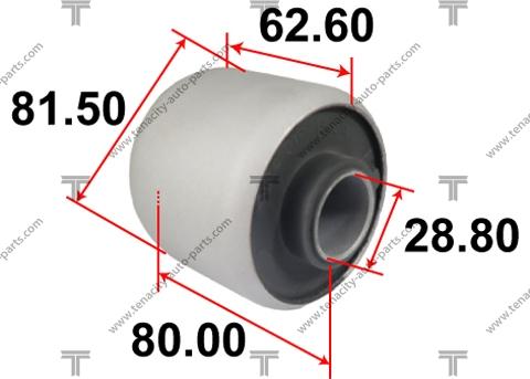 Tenacity AAMMA1072 - Сайлентблок, рычаг подвески колеса avtokuzovplus.com.ua