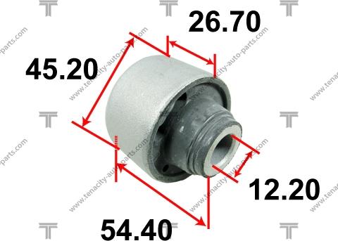 Tenacity AAMMI1021 - Сайлентблок, рычаг подвески колеса avtokuzovplus.com.ua
