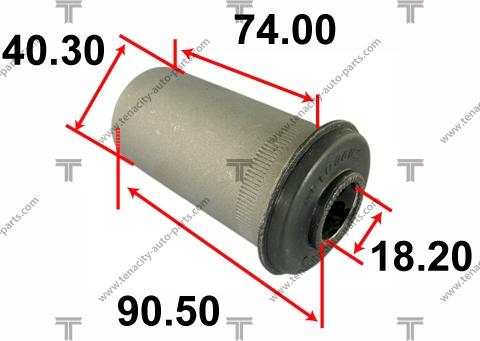 Tenacity AAMMI1037 - Сайлентблок, рычаг подвески колеса autodnr.net