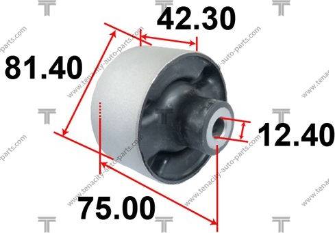 Tenacity AAMMI1059 - Сайлентблок, важеля підвіски колеса autocars.com.ua