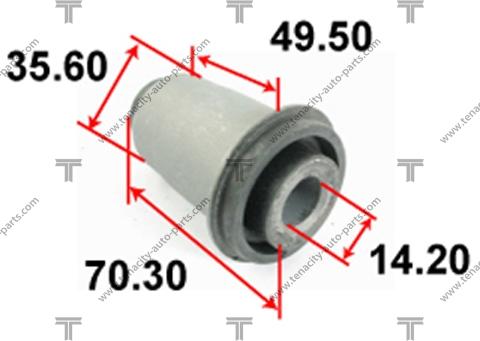 Tenacity AAMSU1022 - Сайлентблок, рычаг подвески колеса avtokuzovplus.com.ua