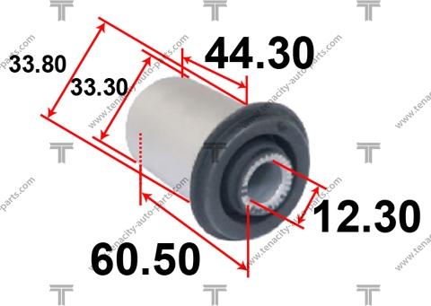 Tenacity AAMSU1023 - Сайлентблок, рычаг подвески колеса avtokuzovplus.com.ua