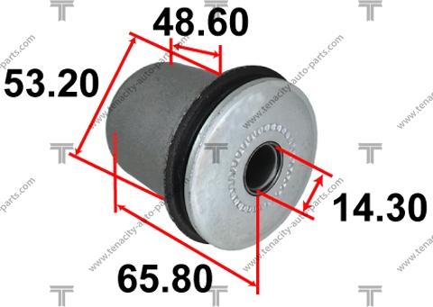 Tenacity AAMTO1038 - Сайлентблок, рычаг подвески колеса autodnr.net