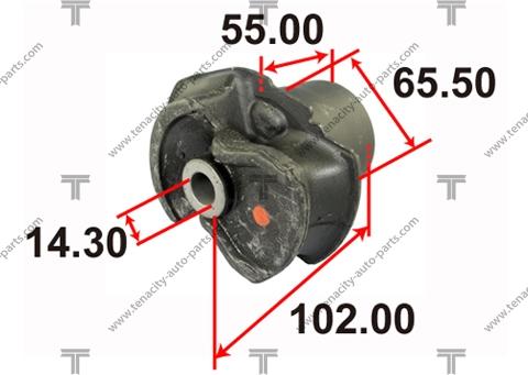 Tenacity AAMTO1057 - Втулка, балка моста avtokuzovplus.com.ua