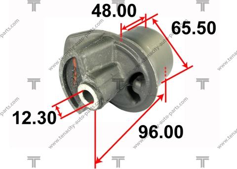 Tenacity AAMTO1060 - Втулка, балка моста autodnr.net