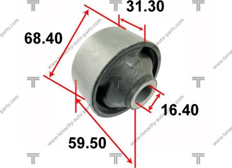 Tenacity AAMTO1076 - Сайлентблок, рычаг подвески колеса avtokuzovplus.com.ua