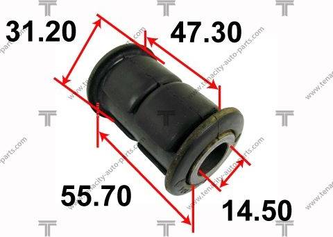 Tenacity AAMTO1082 - Сайлентблок, важеля підвіски колеса autocars.com.ua