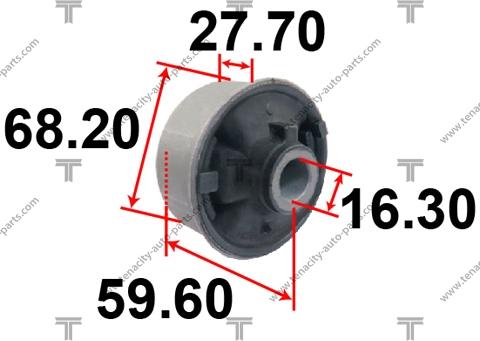 Tenacity AAMTO1145 - Сайлентблок, рычаг подвески колеса autodnr.net