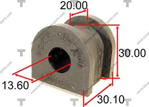 Tenacity ASBHO1005 - Втулка, стабилизатор avtokuzovplus.com.ua