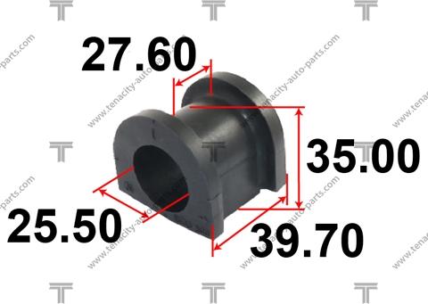 Tenacity ASBHO1013 - Втулка, стабілізатор autocars.com.ua