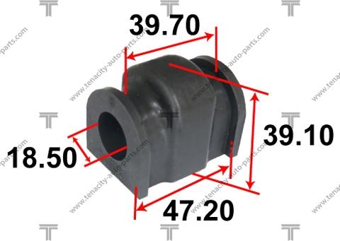 Tenacity ASBMA1019 - Втулка, стабилизатор avtokuzovplus.com.ua