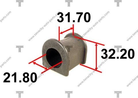 Tenacity ASBTO1010 - Втулка, стабилизатор avtokuzovplus.com.ua