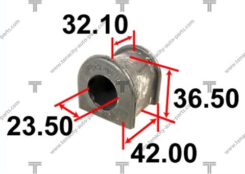 Tenacity ASBTO1012 - Втулка, стабилизатор avtokuzovplus.com.ua