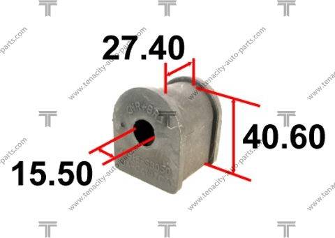 Tenacity ASBTO1015 - Втулка, стабілізатор autocars.com.ua