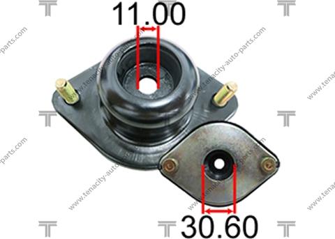 Tenacity ASMNI1002 - Опора стойки амортизатора, подушка autodnr.net