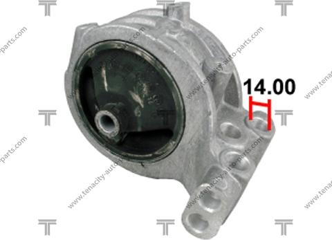 Tenacity AWSMI1157 - Подушка, підвіска двигуна autocars.com.ua