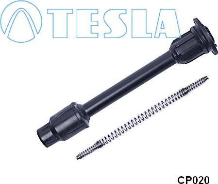 TESLA CP020 - Вилка, свеча зажигания avtokuzovplus.com.ua